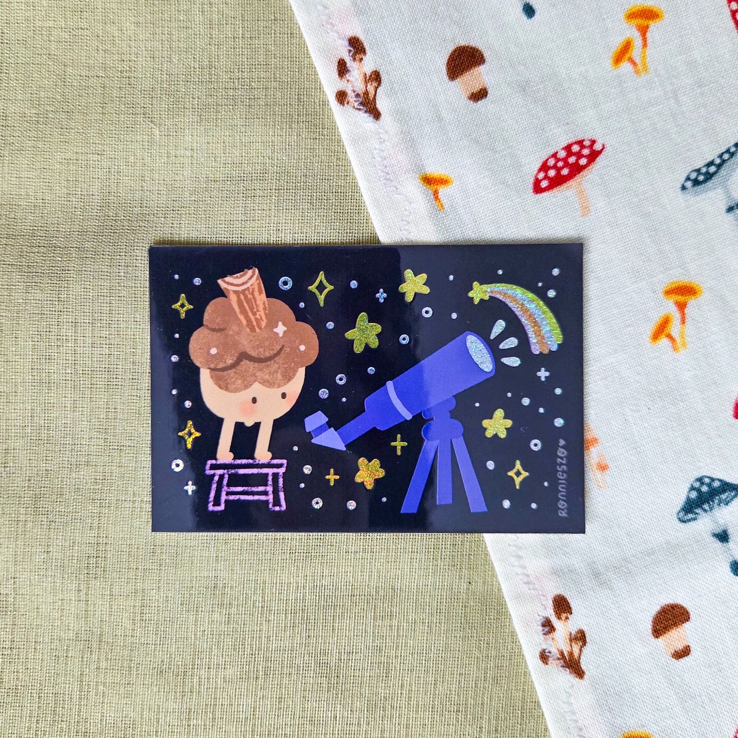 Space Acorn Sticker