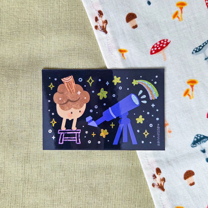 Space Acorn Sticker