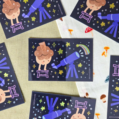 Space Acorn Sticker