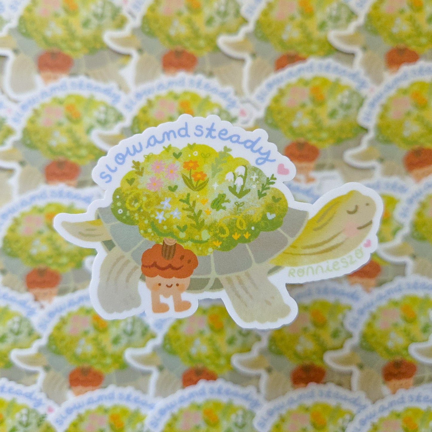 Slow and Steady Turtle Sticker
