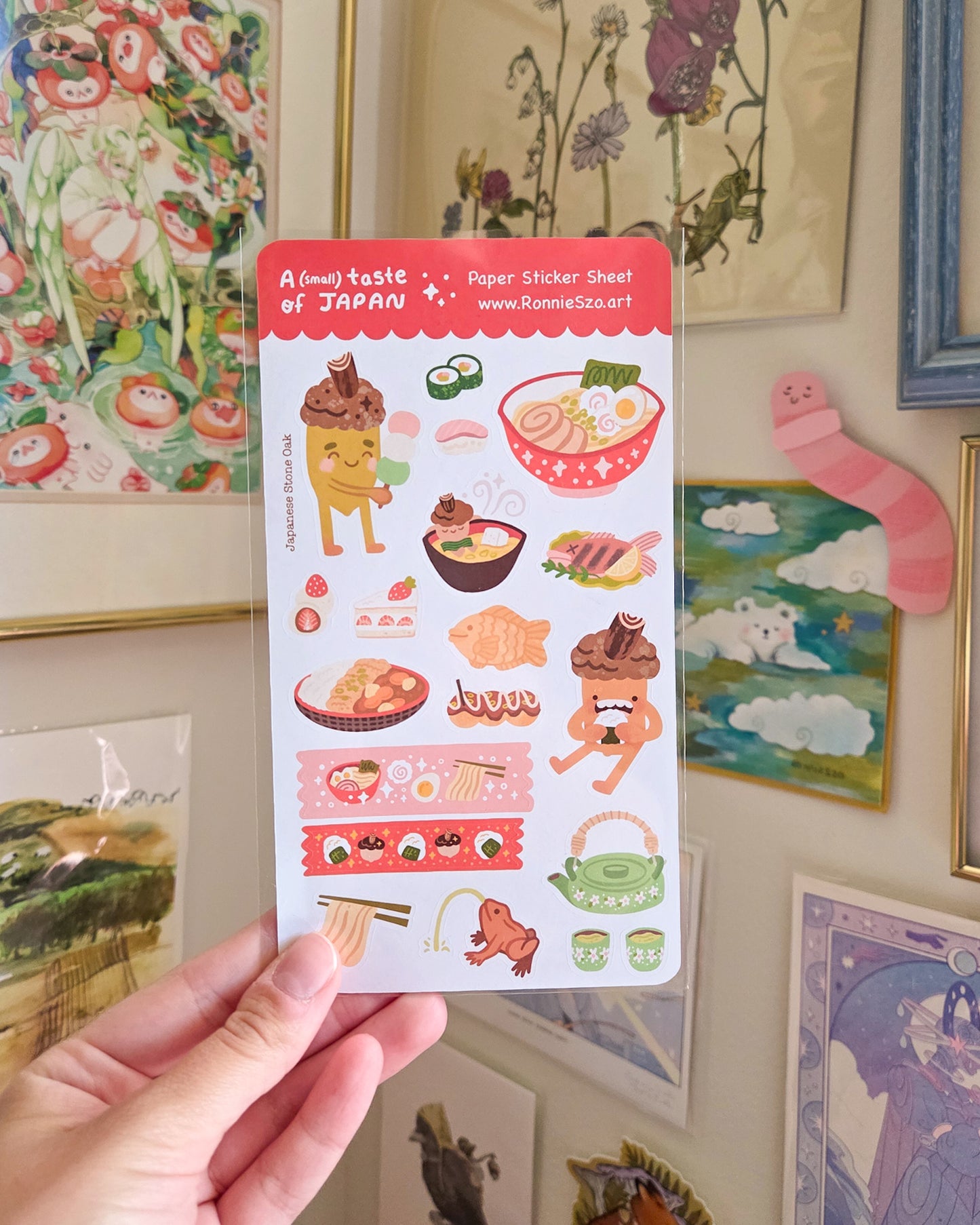 A (small) Taste of Japan - Sticker Sheet