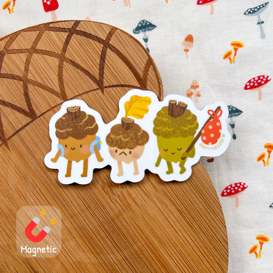 Travelling Acorns - Magnet