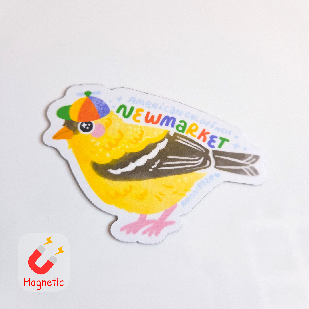 Newmarket Goldfinch Magnet