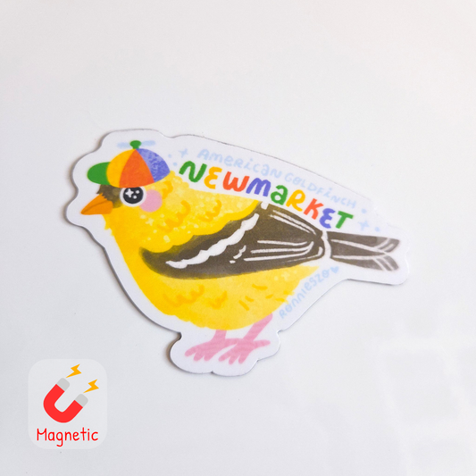 Newmarket Goldfinch Magnet