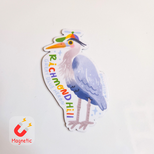Richmond Hill Heron Magnet