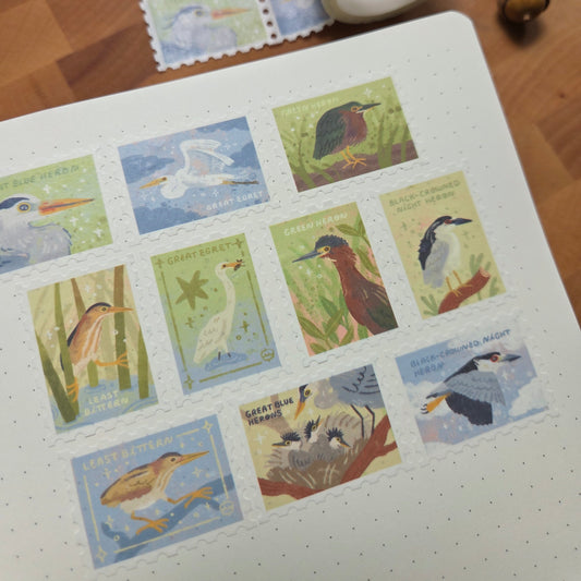Herons Stamp Washi Tape