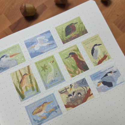 Herons Stamp Washi Tape