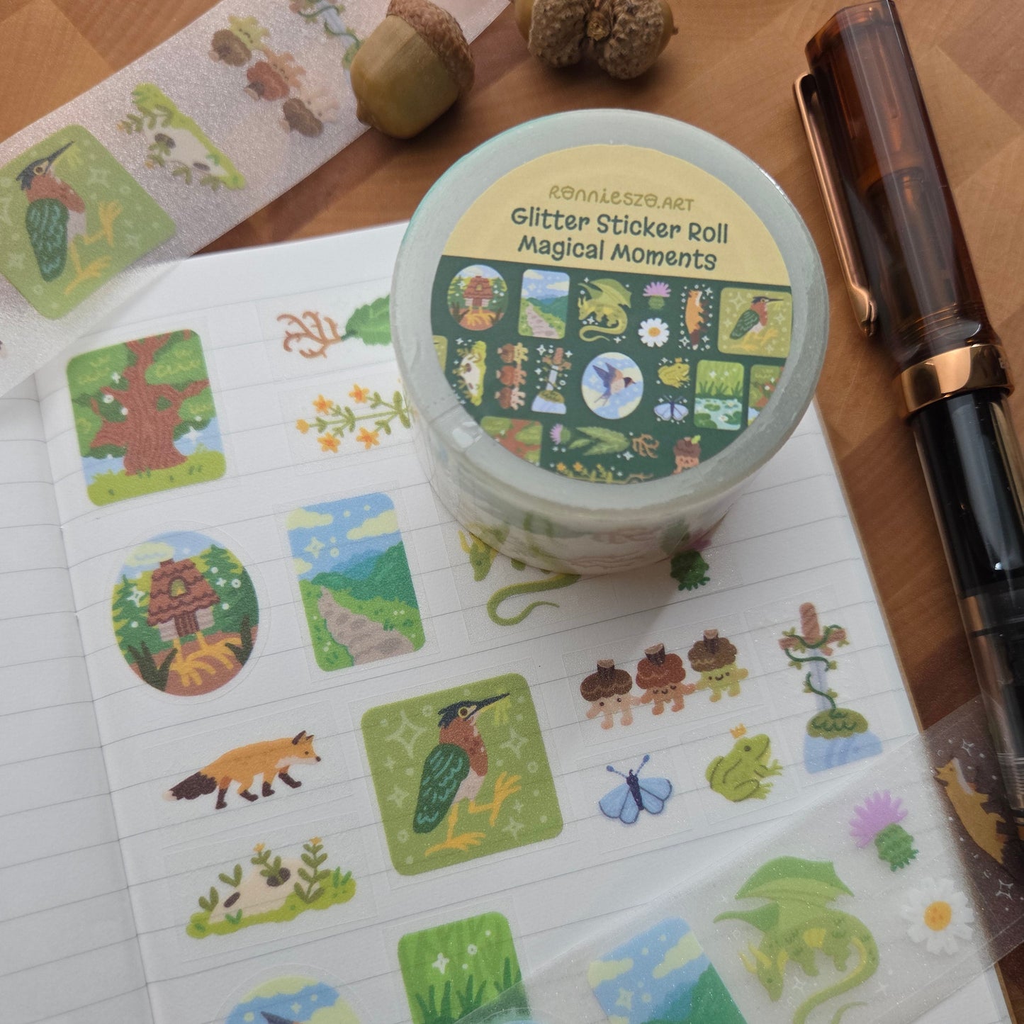 Magical Moments Glitter Sticker Roll