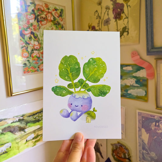 Oddish Art Print