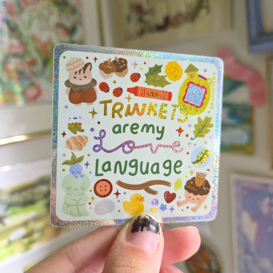 Trinkets Vinyl Sticker