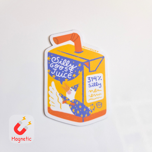 Silly Goose Juice Magnet