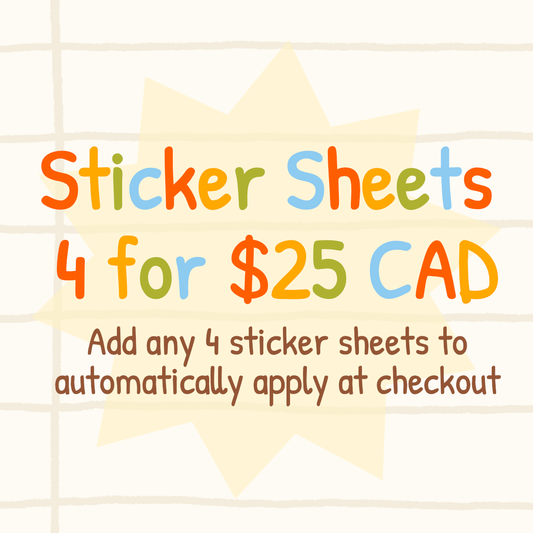 Sticker Sheet Discount