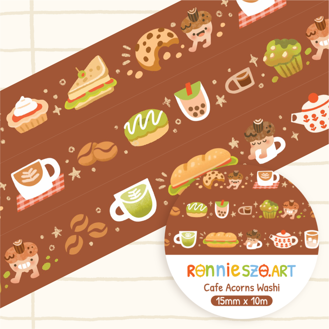 Cafe & Bakery Washi Tape